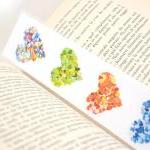 Laminated bookmark - rainbo..