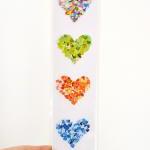 Laminated bookmark - rainbo..
