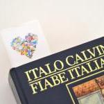 Laminated bookmark - rainbo..