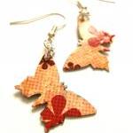 Paper butterflies earrings ..