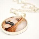 Girl with the moustache nec..