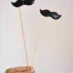 Black Mustache on a Stick s..